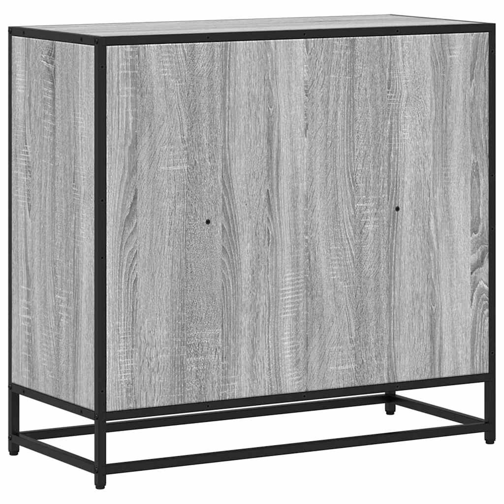 Book Cabinet Grey Sonoma 80.5x35x76 cm Engineered Wood