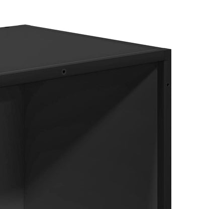 Book Cabinet Black 60x35x107.5 cm Engineered Wood