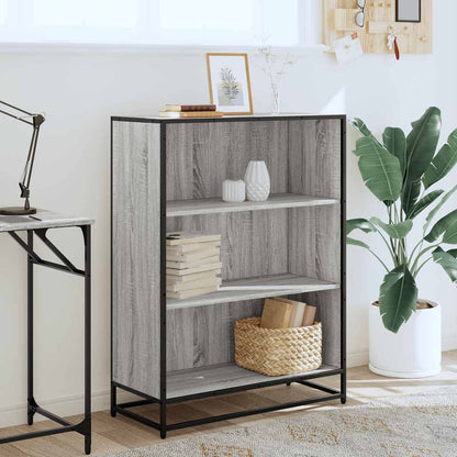 Book Cabinet Grey Sonoma 80.5x35x107.5 cm Engineered Wood