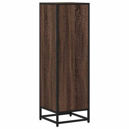 Book Cabinet Brown Oak 33.5x33x107.5 cm Engineered Wood