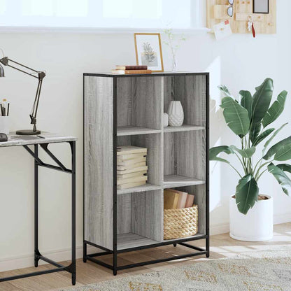 Book Cabinet Grey Sonoma 65.5x33x107.5 cm Engineered Wood
