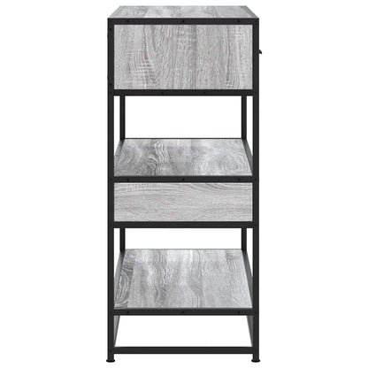 Console Table Grey Sonoma 90x35x80 cm Engineered Wood