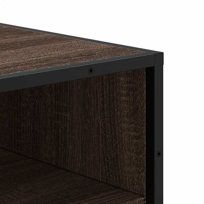 Shoe Rack Brown Oak 48x38x97.5 cm Engineered Wood