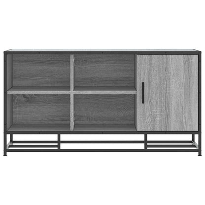 Shoe Bench Grey Sonoma 100x40x53.5 cm Engineered Wood and Metal
