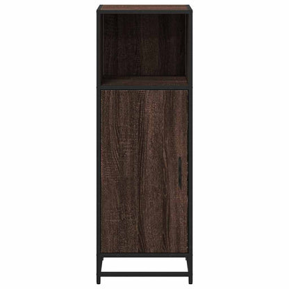 Bathroom Cabinet Brown Oak 35x37,5x100 cm Engineered Wood