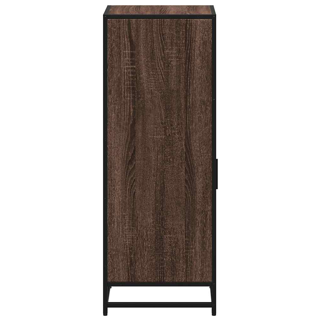 Bathroom Cabinet Brown Oak 35x37,5x100 cm Engineered Wood