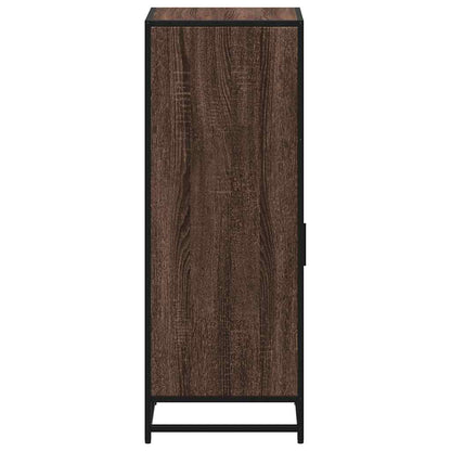 Bathroom Cabinet Brown Oak 35x37,5x100 cm Engineered Wood