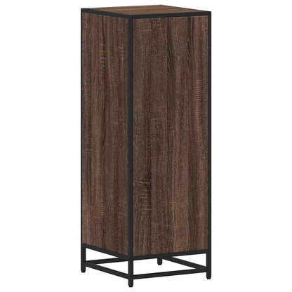 Bathroom Cabinet Brown Oak 35x37,5x100 cm Engineered Wood