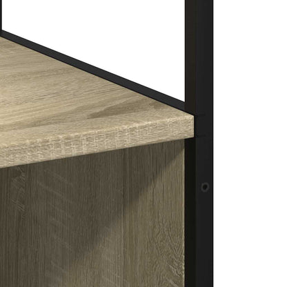 Bathroom Cabinet Sonoma Oak 35x37,5x166 cm Engineered Wood