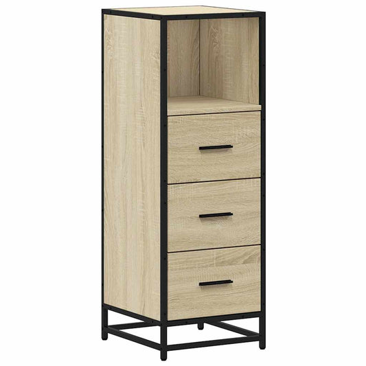 Bathroom Cabinet Sonoma Oak 35x37.5x100 cm Engineered Wood