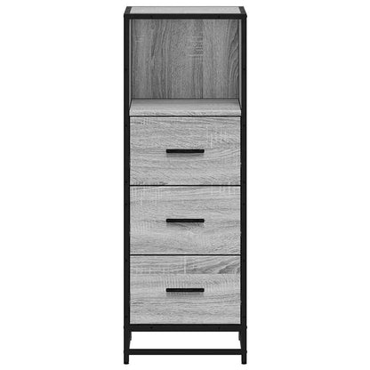 Bathroom Cabinet Grey Sonoma 35x37,5x100 cm Engineered Wood