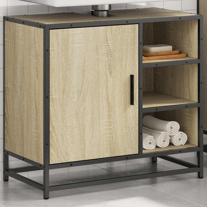 Bathroom Sink Cabinet Sonoma Oak 65x33x60 cm Engineered Wood