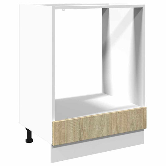 Oven Cabinet Sonoma Oak 60x46x81,5 cm Engineered Wood