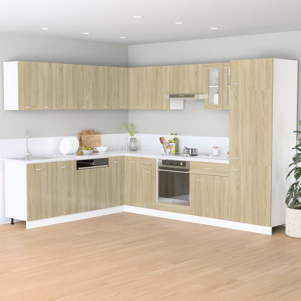Wall Mounted Cabinet Lyon Sonoma Oak 50x31x60 cm Engineered Wood