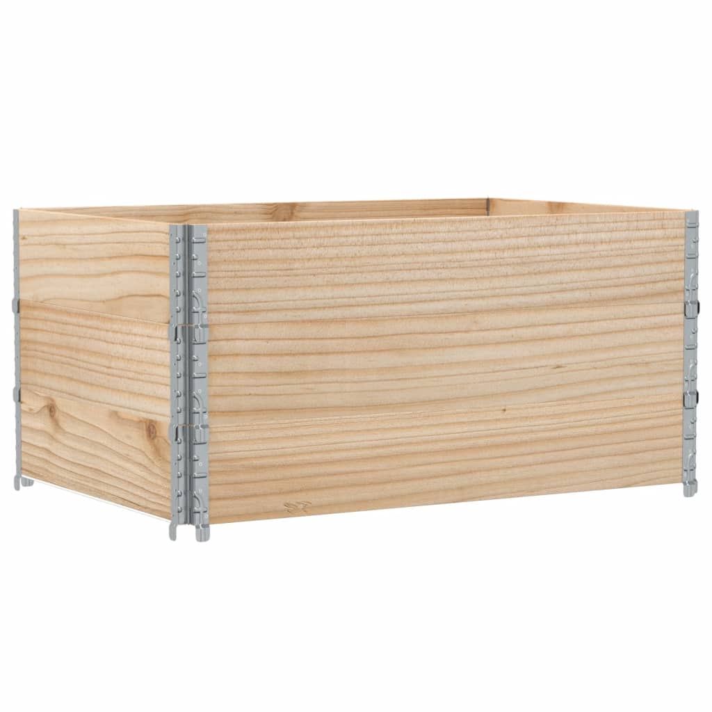Pallet Collars 3 pcs 120x80 cm Solid Wood Pine