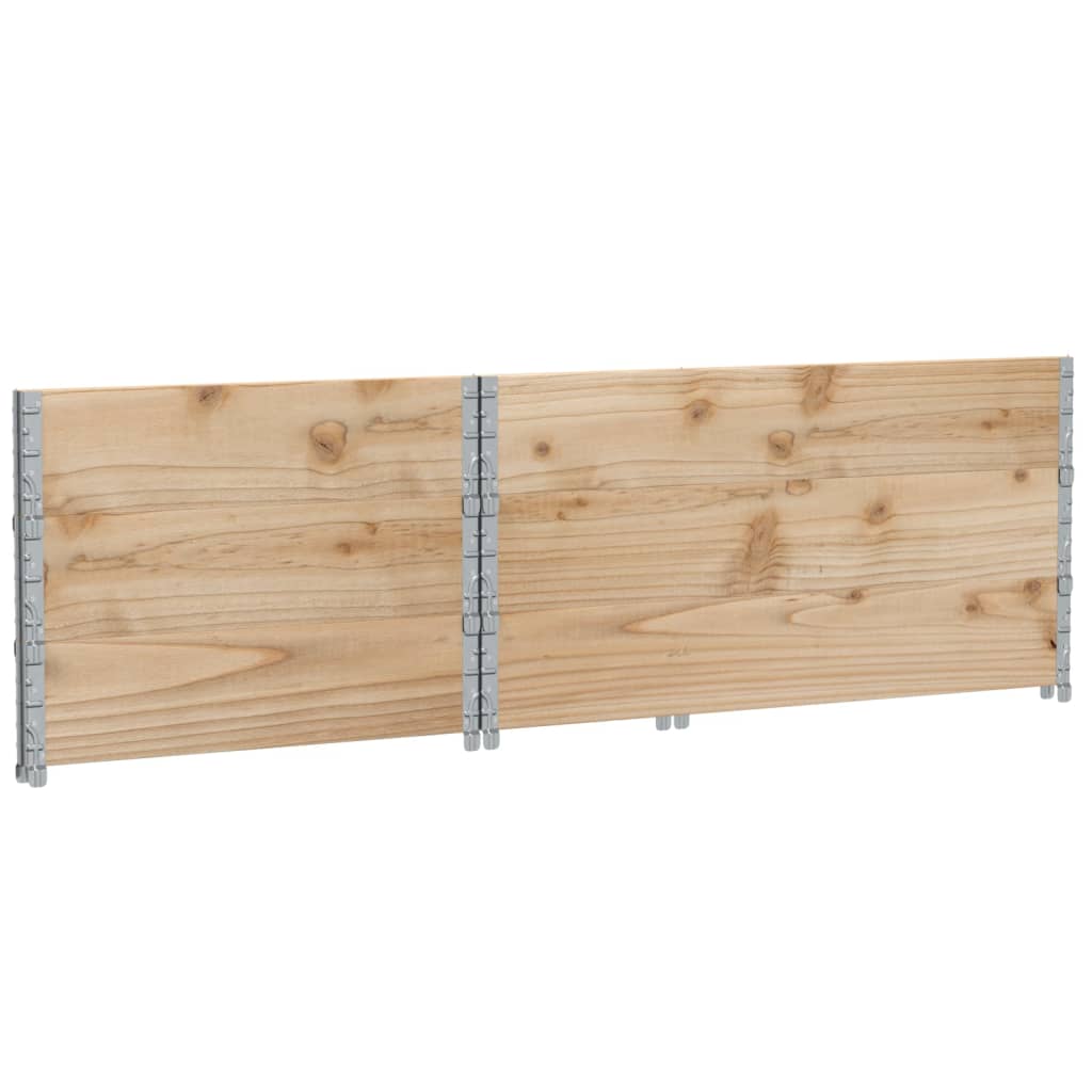 Pallet Collars 3 pcs 120x80 cm Solid Wood Pine