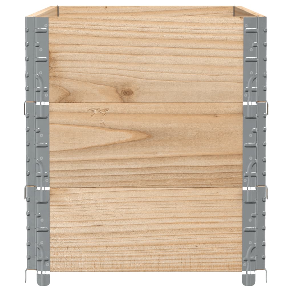 Pallet Collars 3 pcs 100x50 cm Solid Wood Pine