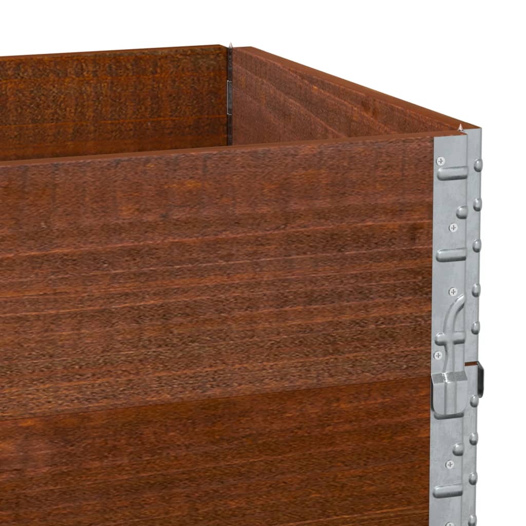 Pallet Collars 3 pcs Brown 100x50 cm Solid Wood Pine