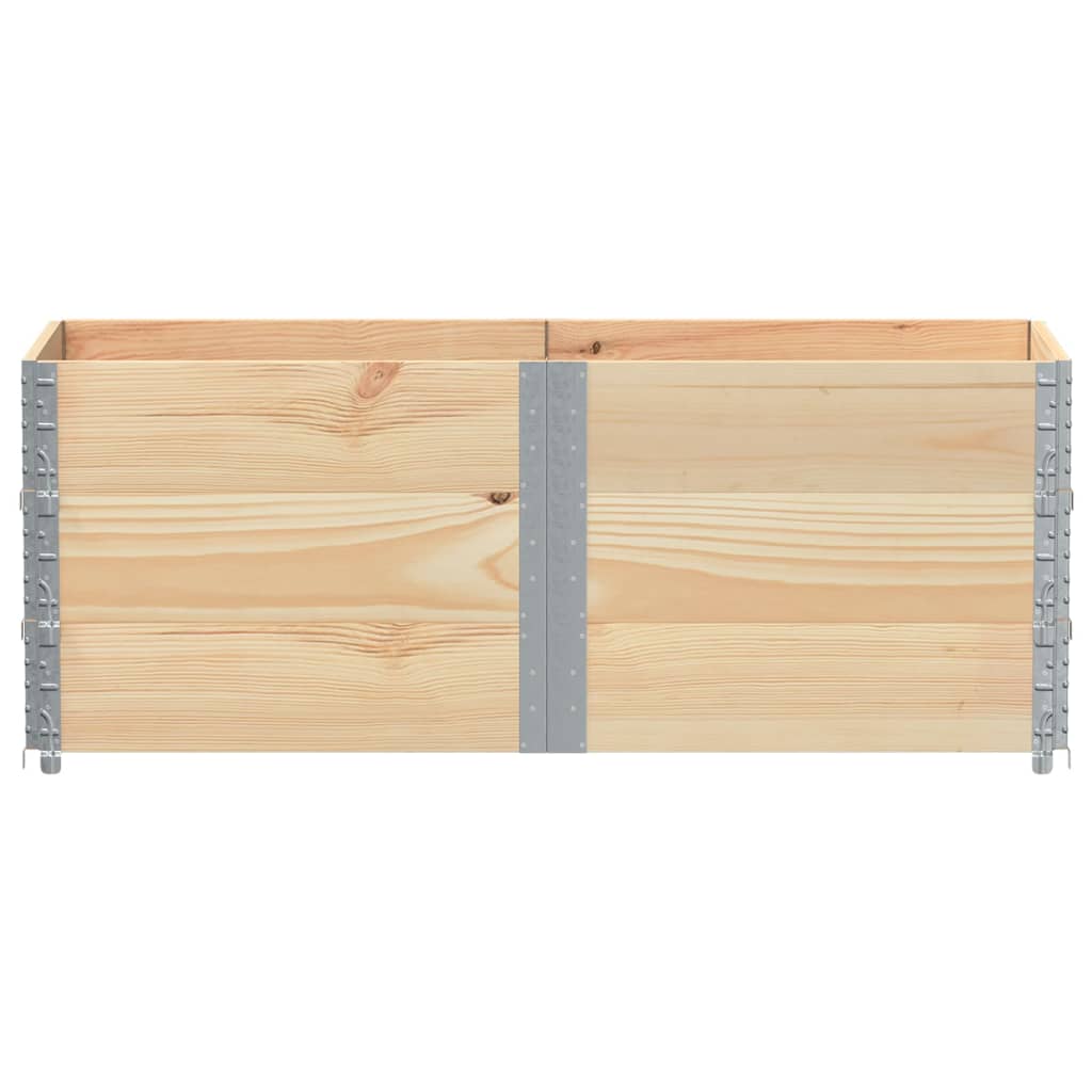 Pallet Collars 3 pcs 150x50 cm Solid Wood Pine