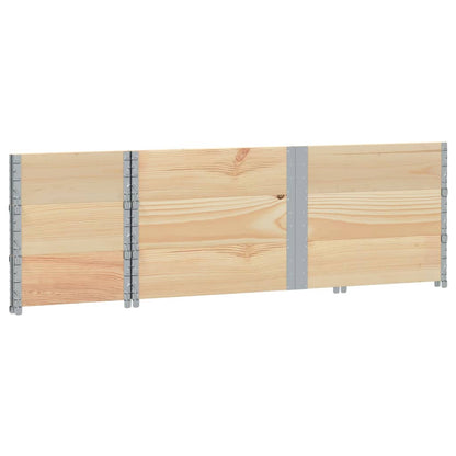 Pallet Collars 3 pcs 150x50 cm Solid Wood Pine