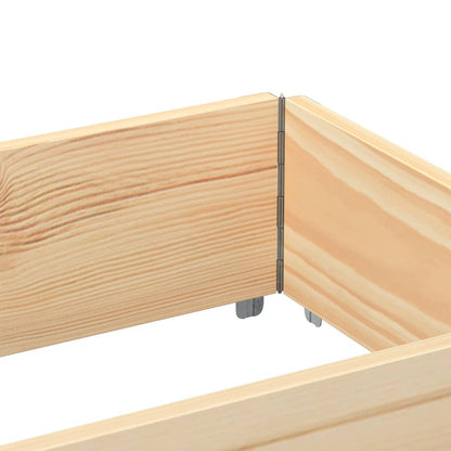 Pallet Collars 3 pcs 150x50 cm Solid Wood Pine