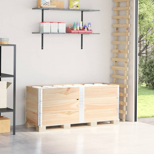 Pallet Collars 3 pcs 150x50 cm Solid Wood Pine