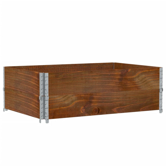 Garden Planter Brown 120x80 cm Solid Wood Pine