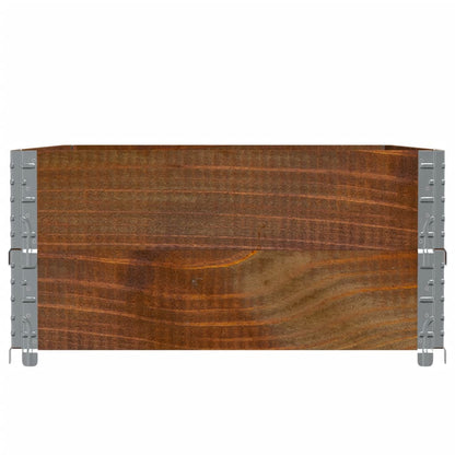 Garden Planter Brown 120x80 cm Solid Wood Pine