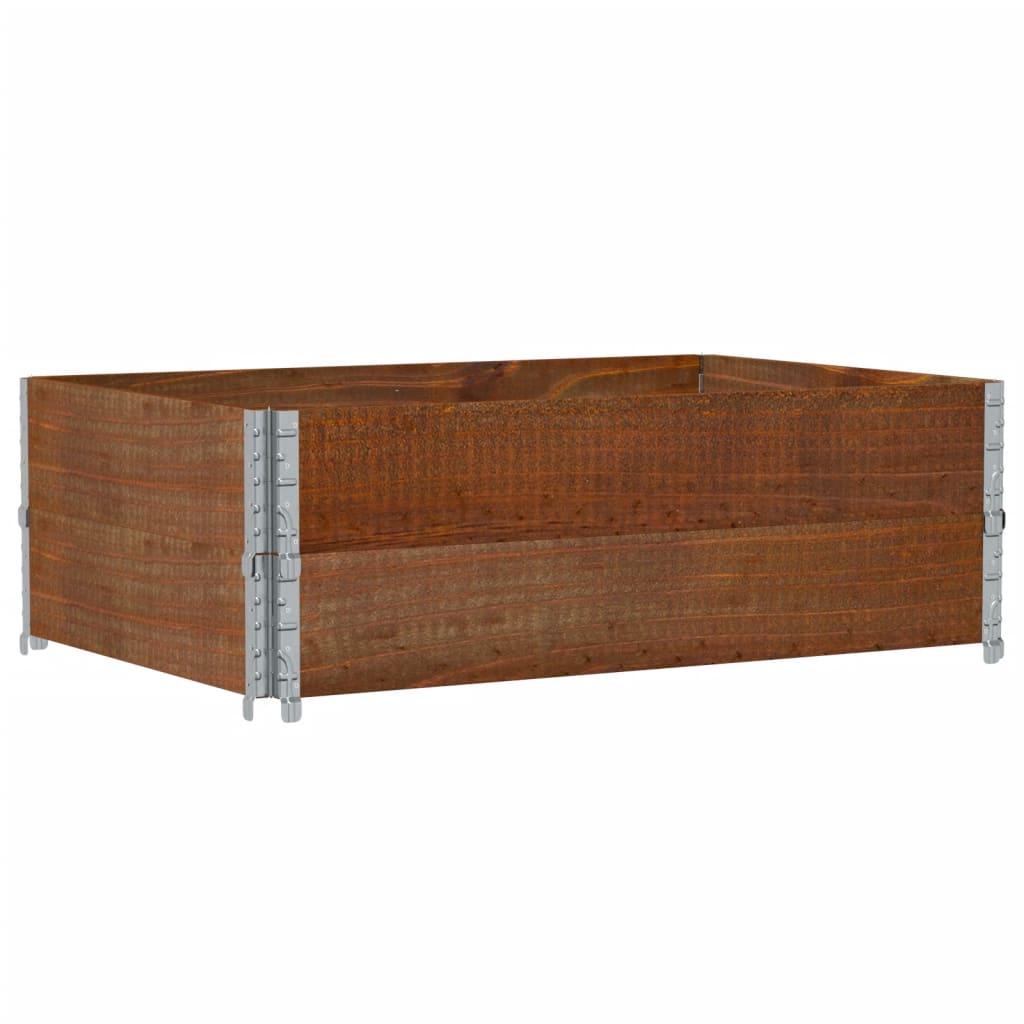 Garden Planter Brown 120x80 cm Solid Wood Pine