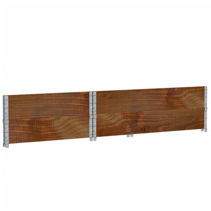 Garden Planter Brown 120x80 cm Solid Wood Pine