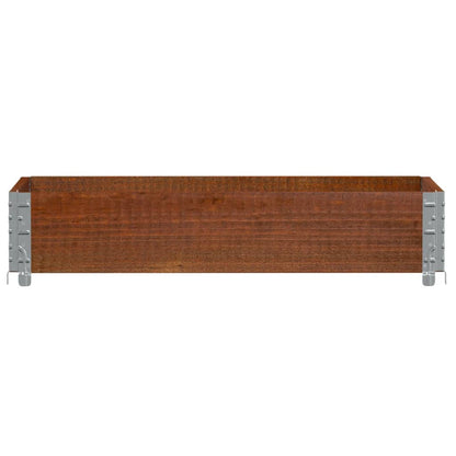 Garden Planter Brown 100x50 cm Solid Wood Pine