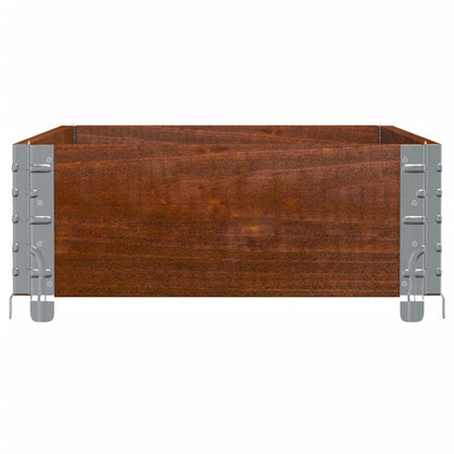 Garden Planter Brown 100x50 cm Solid Wood Pine