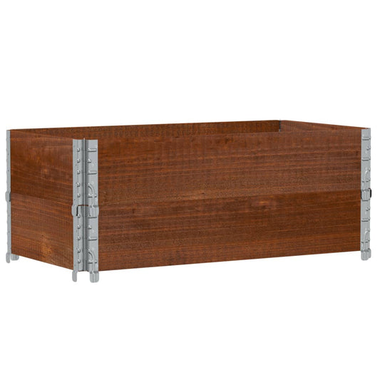 Garden Planter Brown 100x50 cm Solid Wood Pine