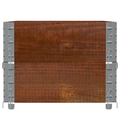 Garden Planter Brown 100x50 cm Solid Wood Pine