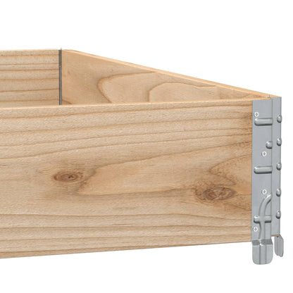 Garden Planter 100x100 cm Solid Pine Wood