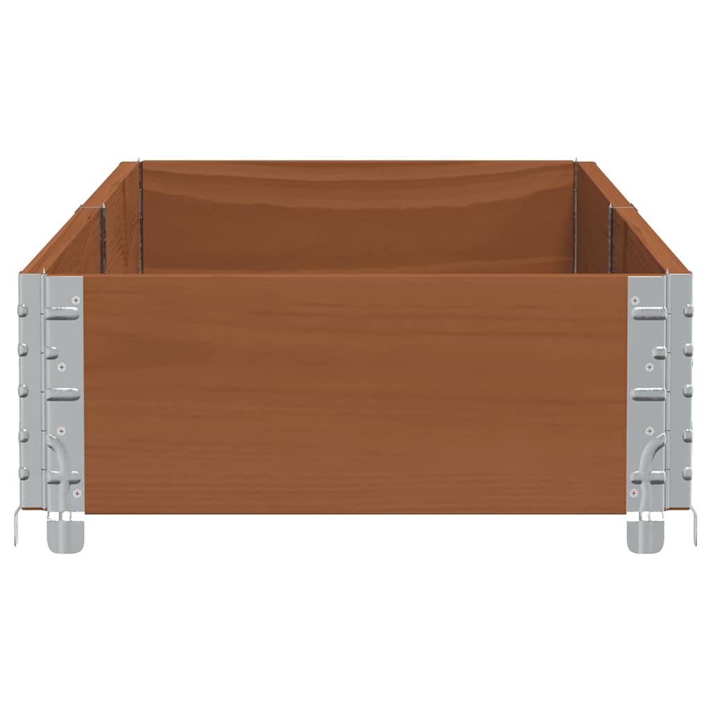 Garden Planter Brown 150x50 cm Solid Wood Pine