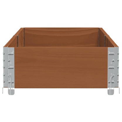 Garden Planter Brown 150x50 cm Solid Wood Pine