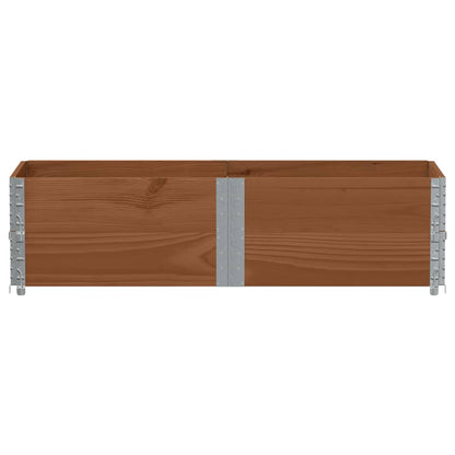 Garden Planter Brown 150x50 cm Solid Wood Pine