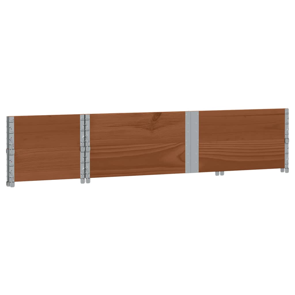 Garden Planter Brown 150x50 cm Solid Wood Pine