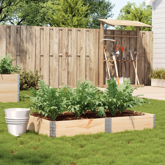 Garden Planter 150x100 cm Solid Wood Pine