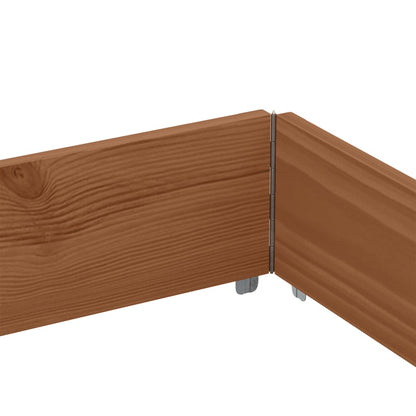Garden Planter Brown 150x100 cm Solid Wood Pine