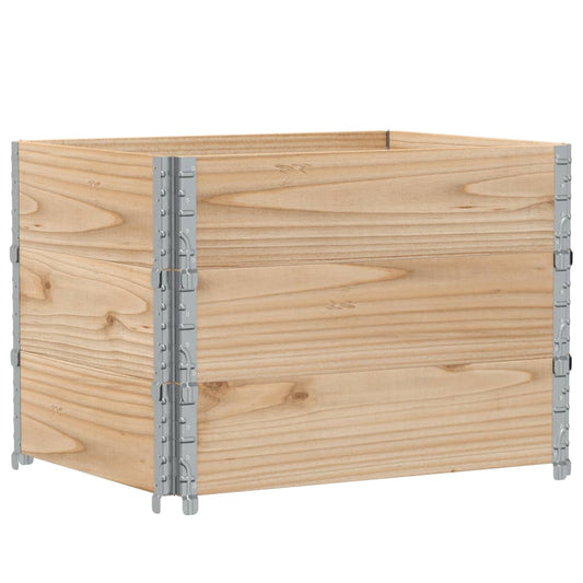 Garden Planter 80x60 cm Solid Wood Pine
