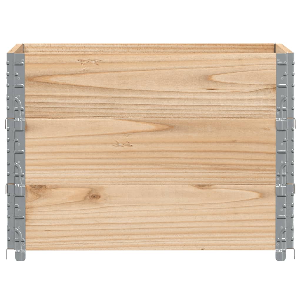 Garden Planter 80x60 cm Solid Wood Pine