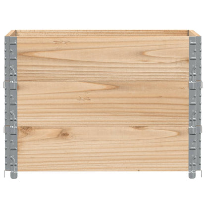 Garden Planter 80x60 cm Solid Wood Pine