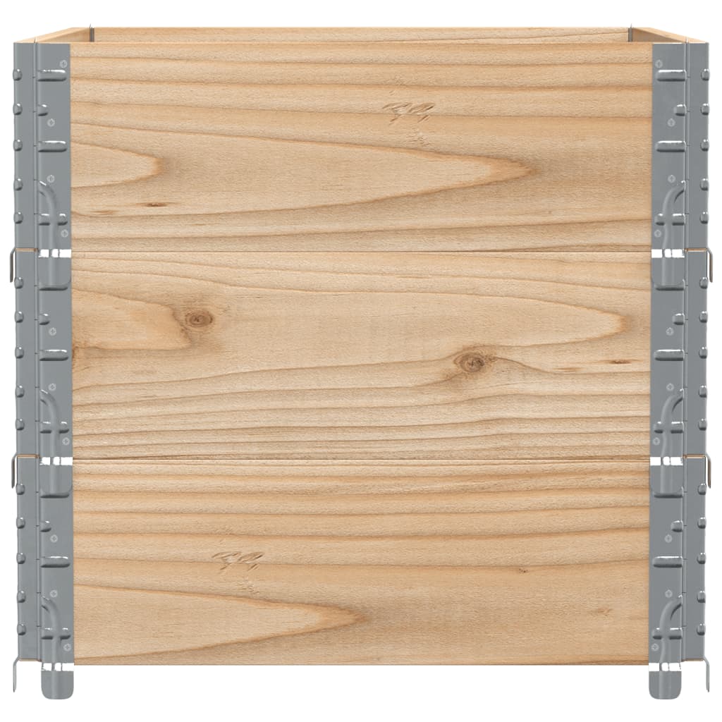Garden Planter 80x60 cm Solid Wood Pine