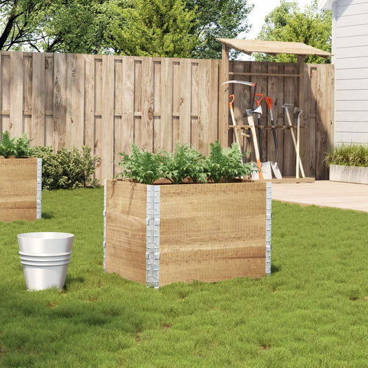 Garden Planter 80x60 cm Solid Wood Pine