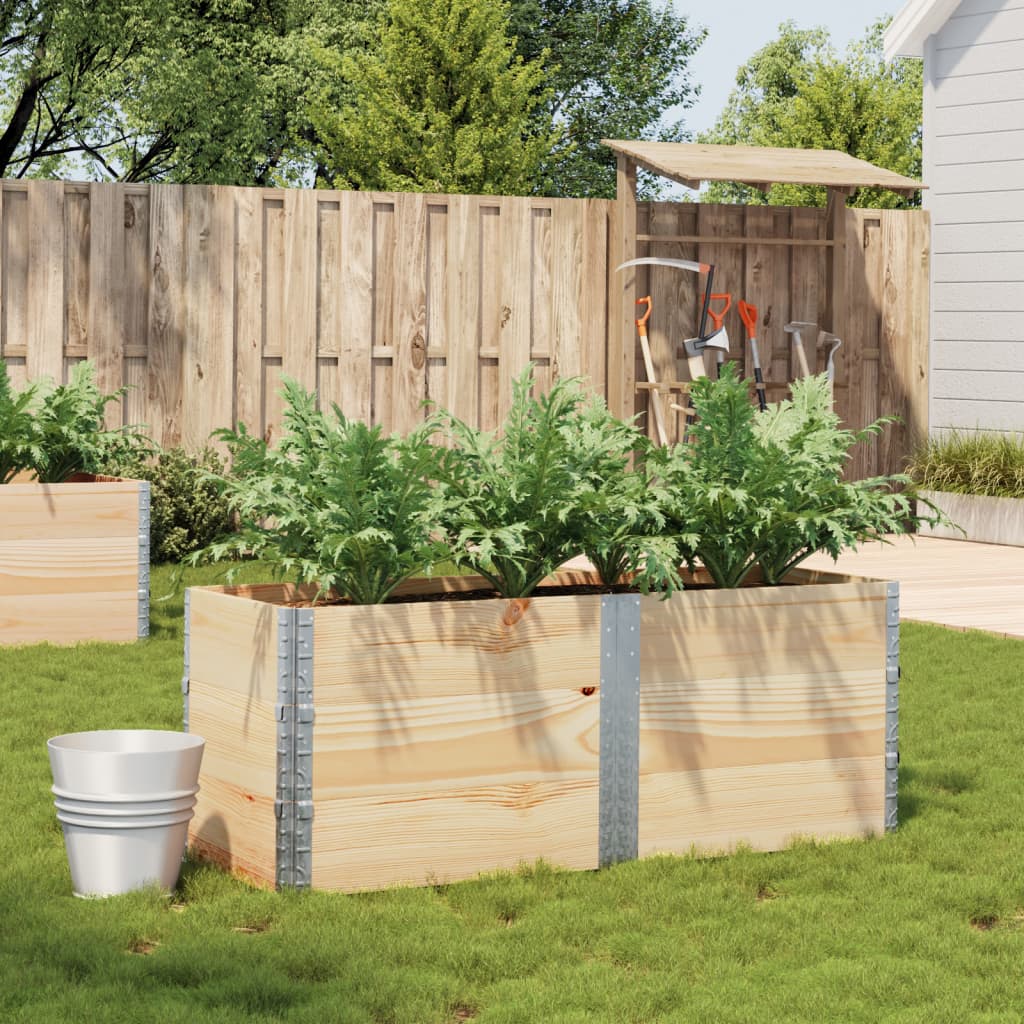Garden Planter 150x50 cm Solid Wood Pine