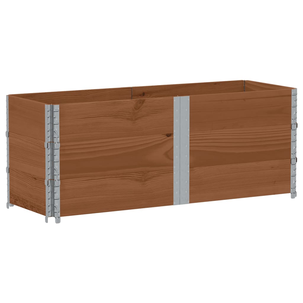 Garden Planter Brown 150x50 cm Solid Wood Pine