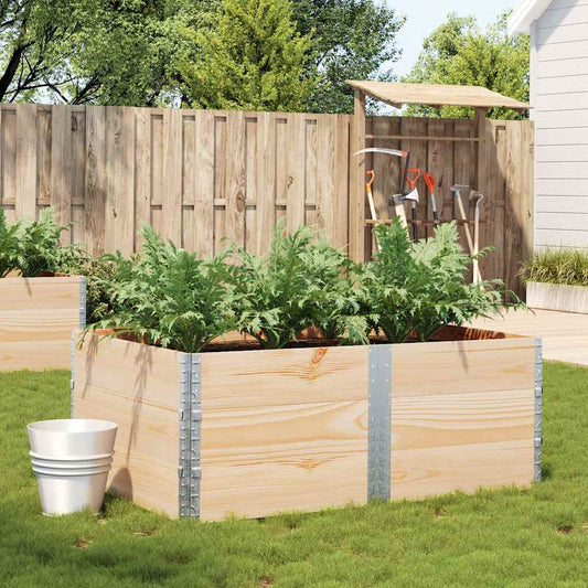 Garden Planter 150x100 cm Solid Wood Pine