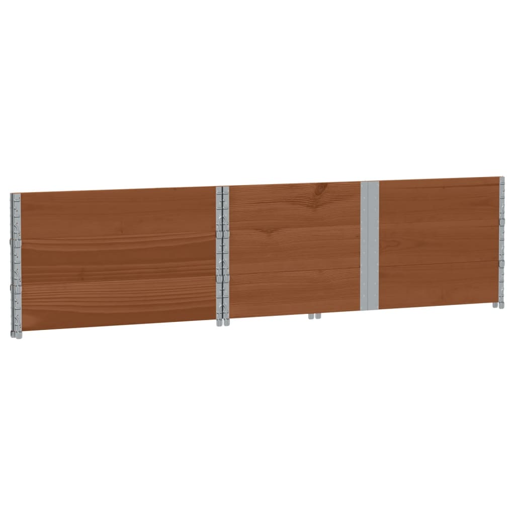 Garden Planter Brown 150x100 cm Solid Wood Pine